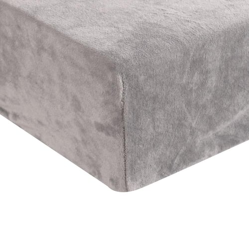 مفرش شتوي مزدوج مخمل 6 قطع - سوفت- رصاصي