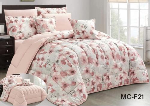 مفرش صيفي مزدوج مشجر-8قطع