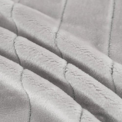 مفرش شتوي مفرد ونص 4 قطع - ريلاكس-لون رمادي