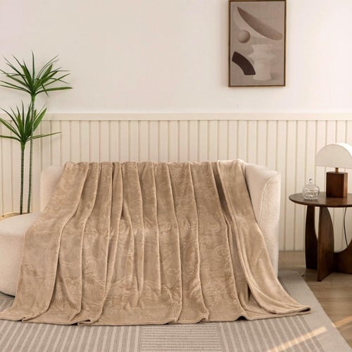 بطانية رود مخمل مفرد ونص