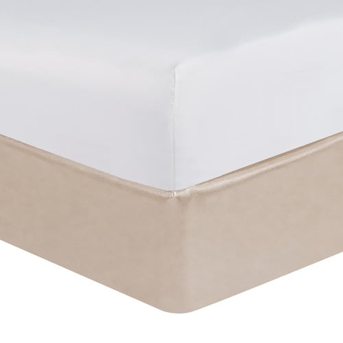 مفرش كيرلا مزدوج فندقي - أبيض - (٧ قطع)