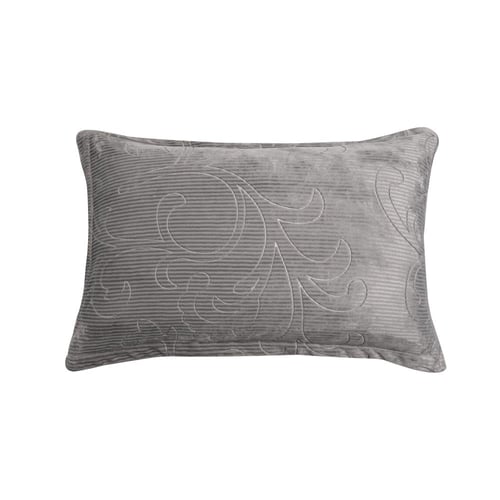 مفرش شتوي مزدوج مخمل 6 قطع - سوفت- رصاصي