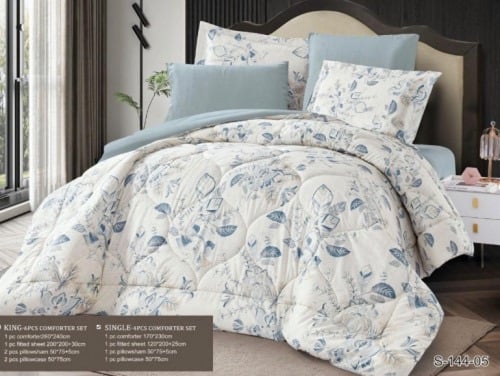 بكج الراحه مفرش مزدوج + لباد 14سم + معطر مفارش