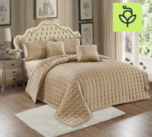 مفرش شتوي مخمل مضغوط مزدوج