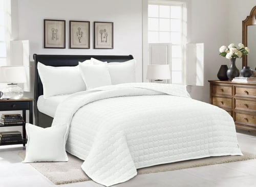 مفرش مفرد ونص صيفي مضغوط (٤ قطع)