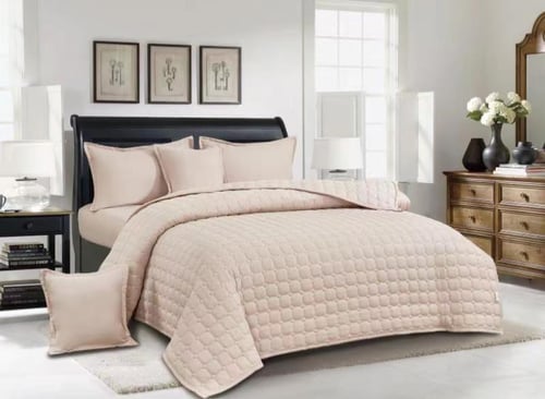 مفرش مفرد ونص صيفي مضغوط (٤ قطع)