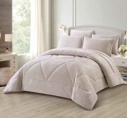 مفرش روما مخمل مفرد ونص-4قطع