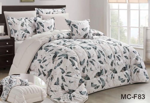 مفرش صيفي مزدوج مشجر-8قطع