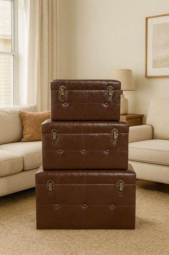 طقم صناديق سجاد الترف-3 قطع