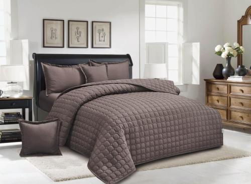 مفرش صيفي مفرد ونص مضغوط 4 قطع - حشوة مضغوطة خفيفة