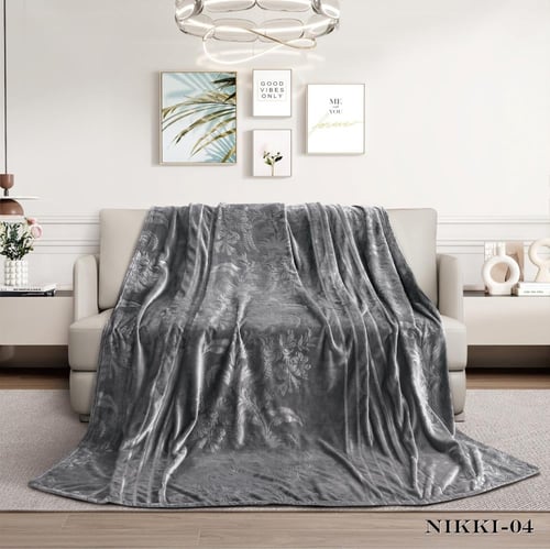 بطانية وشاح – نفرين | مخمل فاخر