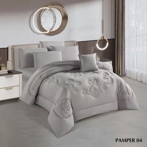 مفرش بامير صيفي مزدوج - (8 قطع)