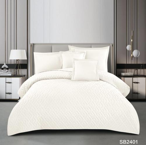 مفرش صيفي مفرد ونص مضغوط-4 قطع