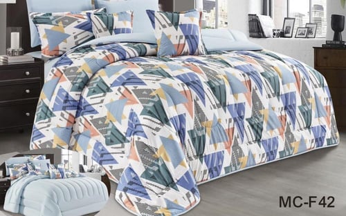 مفرش صيفي مزدوج مشجر-8قطع