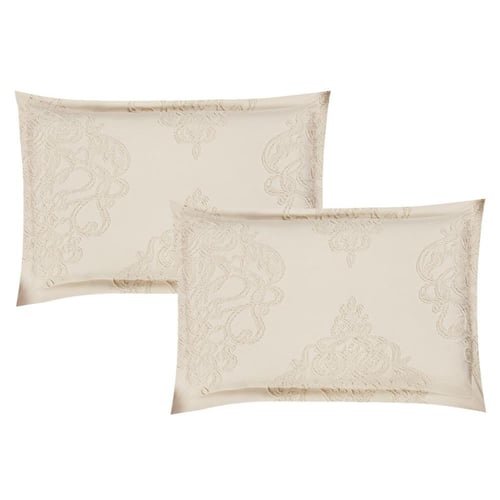 مفرش مطرز مزدوج صيفي (٨ قطع)