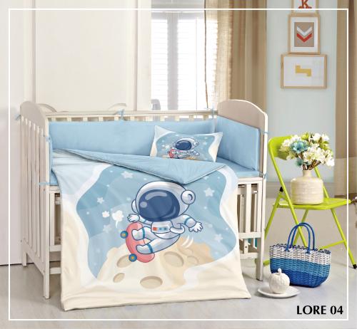 مفرش مواليد بيبي عادي بدون حواجز- ٣ قطع