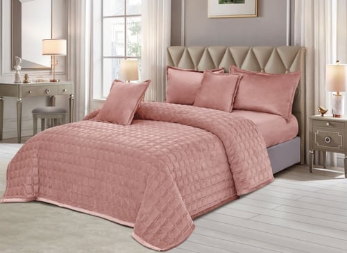 مفرش شتوي مخمل مضغوط مفرد ونص