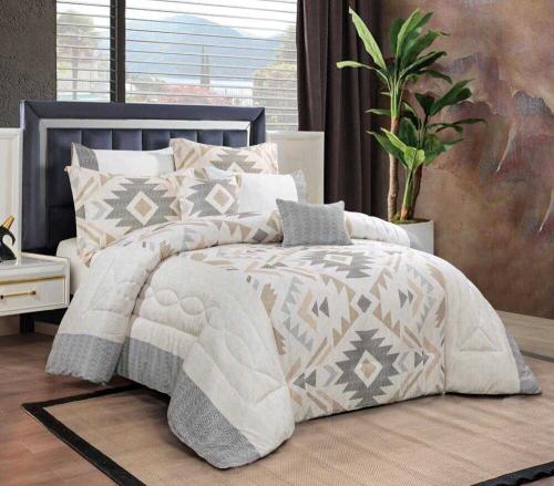 مفرش 3D مزدوج صيفي (٨ قطع)