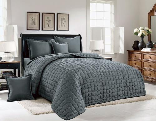 مفرش صيفي مفرد ونص مضغوط 4 قطع - حشوة مضغوطة خفيفة