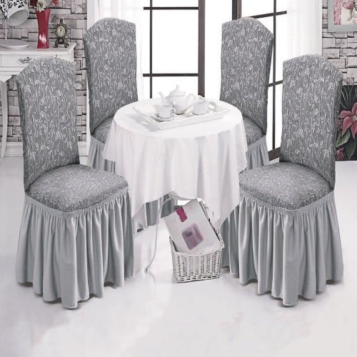 تلبيسة كراسي سفرة 4 قطع