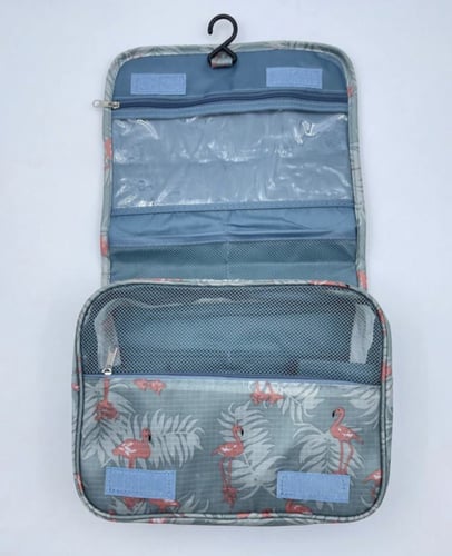 حقيبة تخزين استحمام بنمط فلامنغو