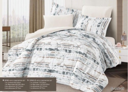 بكج الراحه مفرش مزدوج + لباد 14سم + معطر مفارش