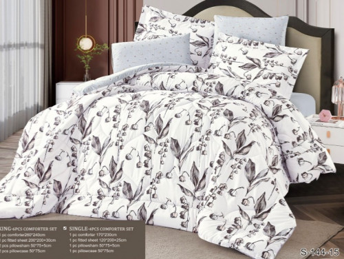 مفرش صيفي مزدوج 6 قطع-تصميم عصري