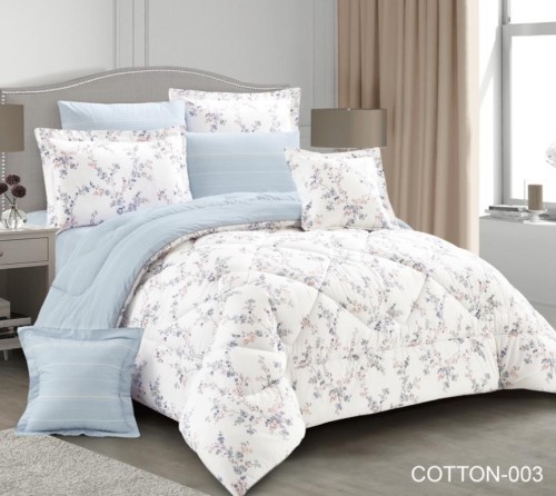 مفرش قطن مزدوج 8 قطع