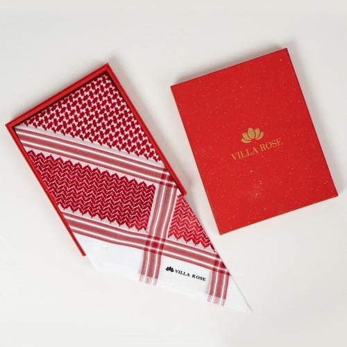 شماغ أحمر فلا روز B-2