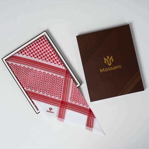 شماغ مسارو أحمر M21