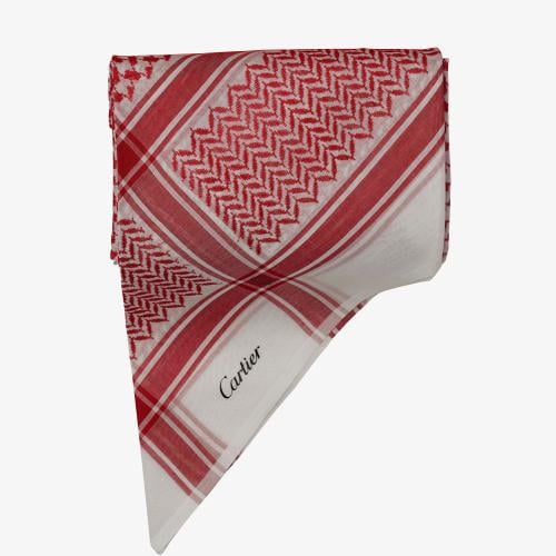 شماغ كارتير أحمر فاتح كلاسيك