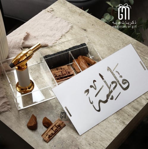 صندوق عود فضي