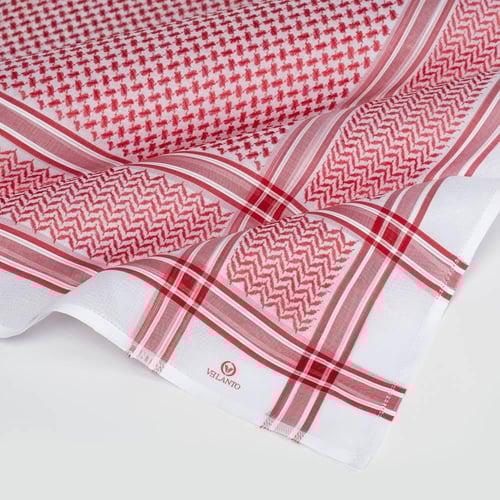 شماغ فيلانتو أحمر فاتح كلاسيك V4