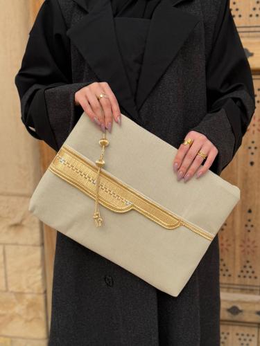 باوتش البشت قماشي لون بيج