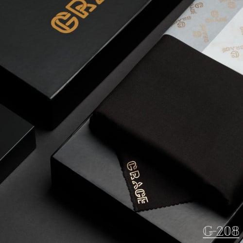 قماش شتوي كلاسيكي اسود G-208
