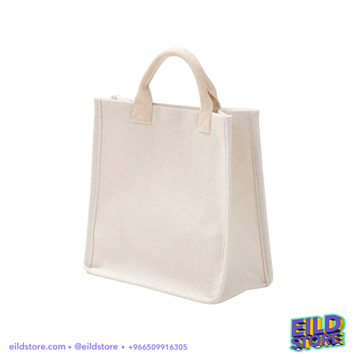 طباعة حسب الطلب | حقيبة قماشيه بمسكة يد