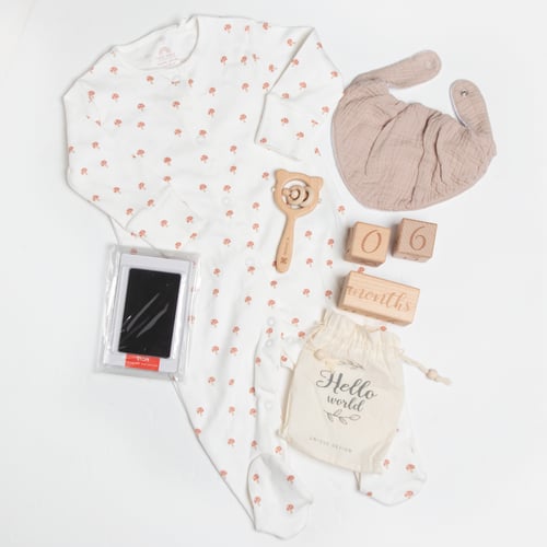 صندوق هدية ولد - برسومات فطر لطيفة