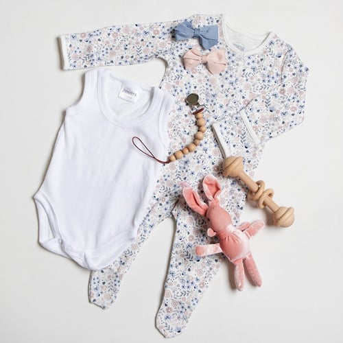 صندوق هدية بنت - صغير- بطبعة زهور