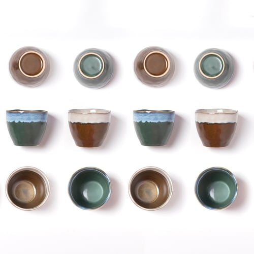 كوب أخضر متموج