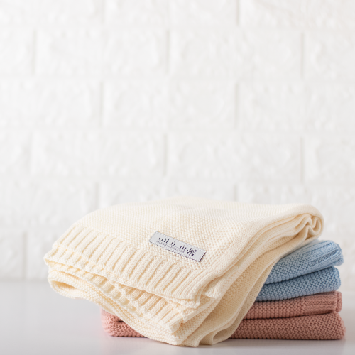 بطانية شَغاف قطن عضوي - سكّري