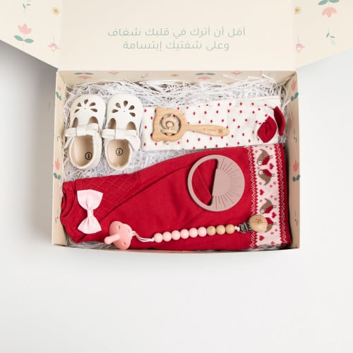 صندوق هدية بكم طويل - بنت - كبير