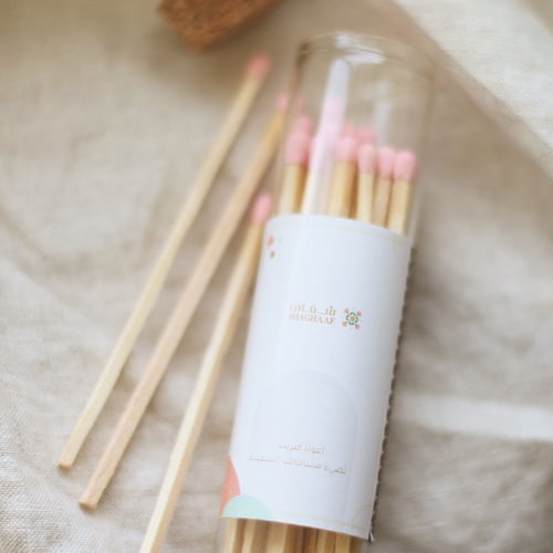 شمعة شغاف المميزة - وردي