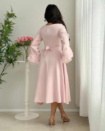 فستان فرنسي بينك