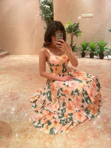 فستان D&Gمورد باللون الاصفر