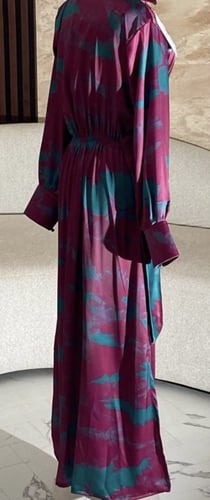 فستان فرنسي حرير