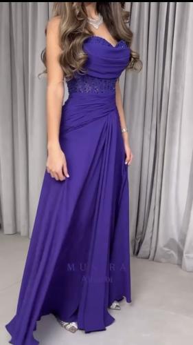 فستان فرنسي ليلكي