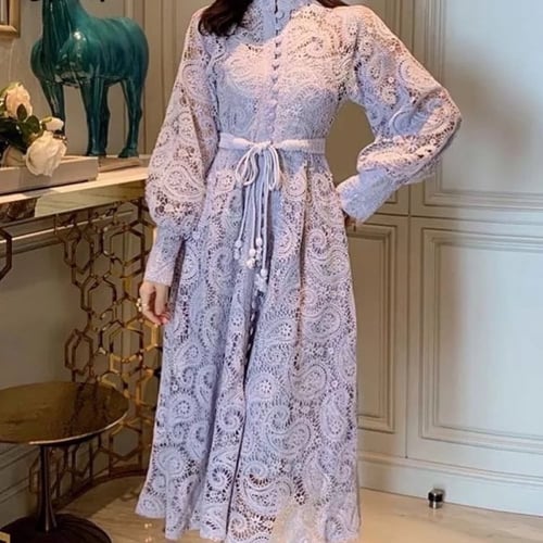 فستان جبير موف فاتح لون الترند