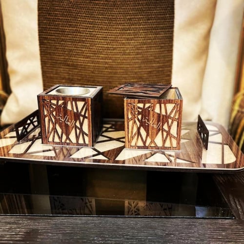 طقم مبخرة و علبه بخور