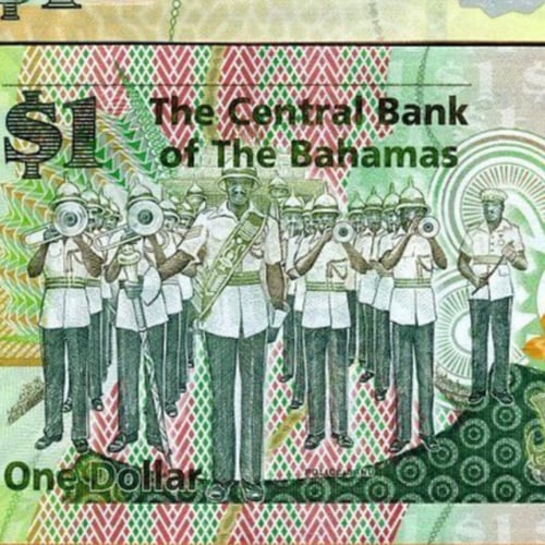 جزر الباهاما فئة 1 دولار أنسر ( من أجمل 10عملات في...