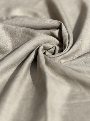 قماش ثياب كتان رجالي زيتوني بدون تفصيل